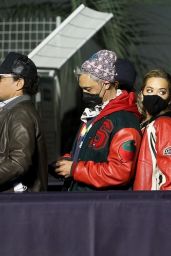 Rita Ora - Waits in the VIP Line at The Rolling Stones Concert in LA 10/14/2021