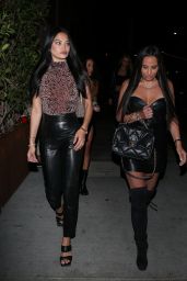 Shanina Shaik and Bianca Roccisano at TAO in Hollywood 10/16/2021