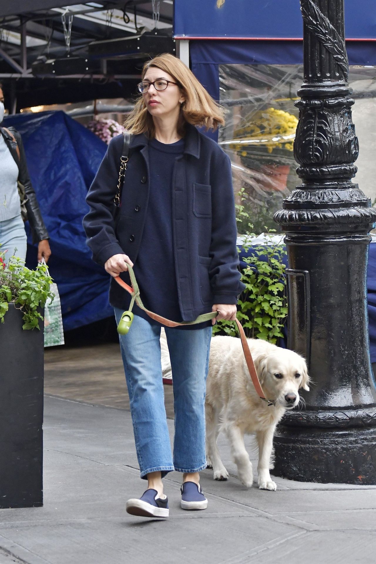 Sofia Coppola - Walks Her Dog in NYC 10/20/2021 • CelebMafia