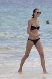 Stacy Keibler at the Beach in Tulum 10/09/2021