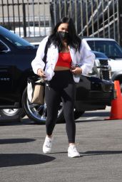 Sunisa Lee at the DWTS Dances Studio in LA 10/10/2021