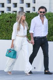 Sylvie Meis in All White - Shopping in Beverly Hills 10/12/2021