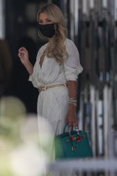 Sylvie Meis in All White - Shopping in Beverly Hills 10/12/2021