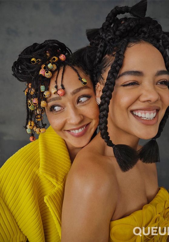 Tessa Thompson and Ruth Negga - Netflix Queue October 2021