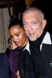 Tina Kunakey and Vincent Cassel – Vogue Paris Celebrating its 100th Anniversary at the Palais Galliera in Paris 10/01/2021