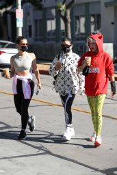 Vanessa Hudgens and GG Magree - Out in West Hollywood 10/26/2021