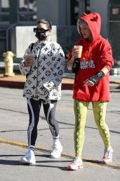 Vanessa Hudgens and GG Magree - Out in West Hollywood 10/26/2021