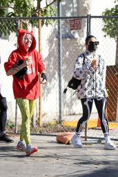 Vanessa Hudgens and GG Magree - Out in West Hollywood 10/26/2021