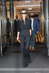 Victoria Beckham - Exiting Her Hotel in NYC 10/13/2021