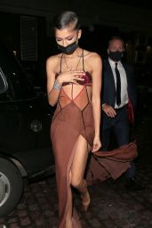 Zendaya - Heads to the "Dune" Premiere After-Party at the Soho House in London 10/18/2021