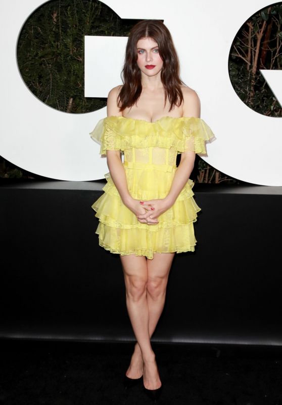 Alexandra Daddario – GQ Man of the Year Party in West Hollywood 11/18/2021