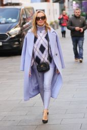 Amanda Holden in Lavender Colours Combo - London 11/17/2021
