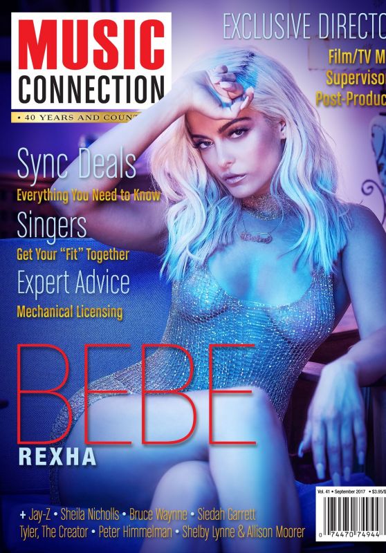 Bebe Rexha - Music Connection September 2017 Issue