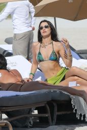 Bella Hadid in a Bikini - Jetski Ride in Miami 11/14/2021