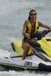 Bella Hadid in a Bikini - Jetski Ride in Miami 11/14/2021