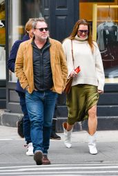 Brooke Shields - Out With Her Husband in New York 11/07/2021
