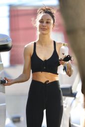 Cara Santana - Working Out With a Trainer at Rise Nation Gym in West Hollywood 11/29/2021