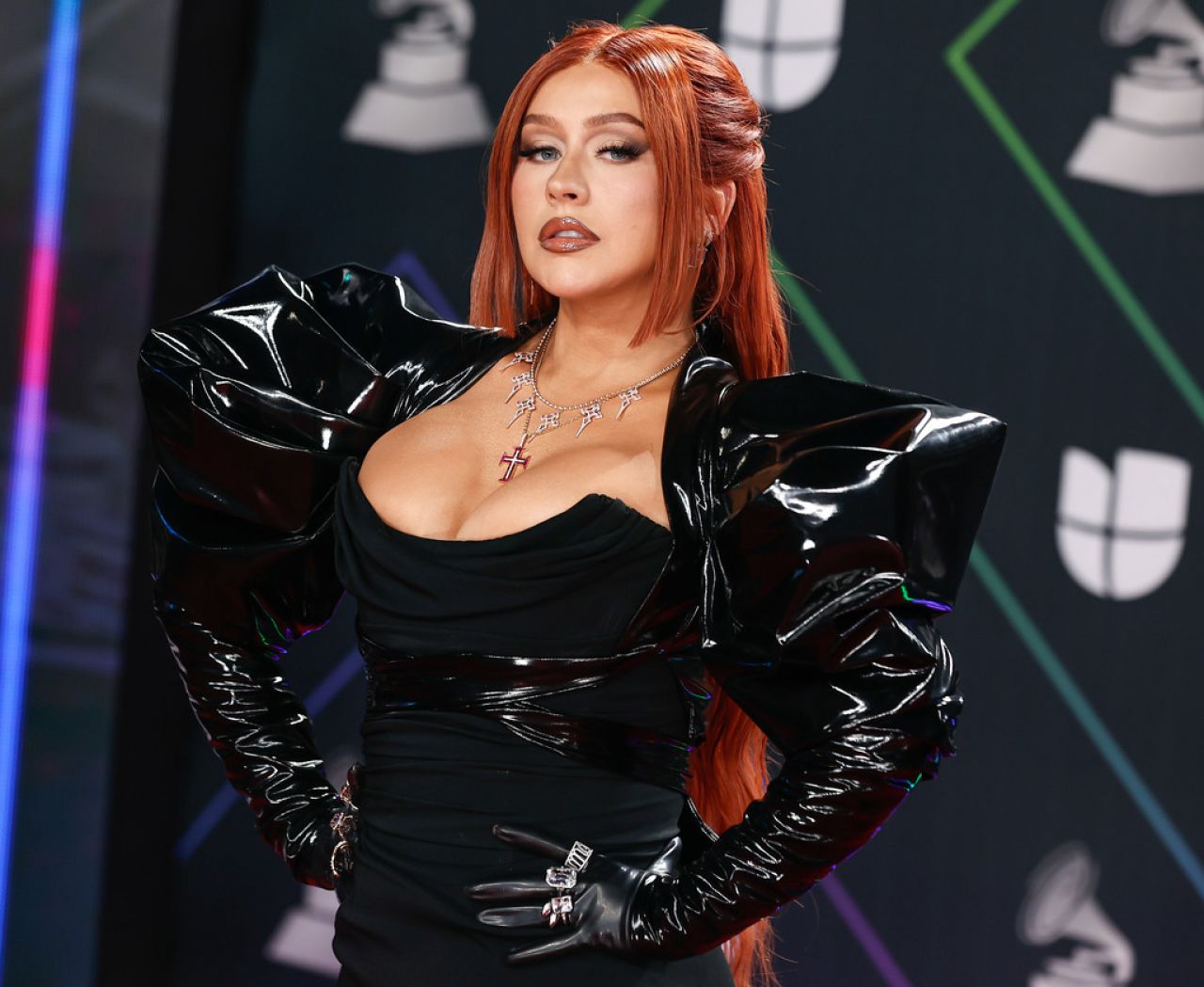 Christina Aguilera Latin Grammy Awards 2021 Las Vegas Celebmafia