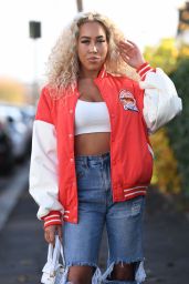 Dani Imbert – The Only Way is Essex TV Show Christmas Special Filming 11/27/2021