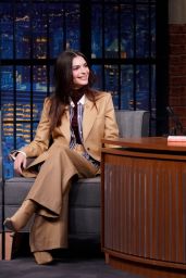 Emily Ratajkowski at Late Night with Seth Meyers 11/08/2021