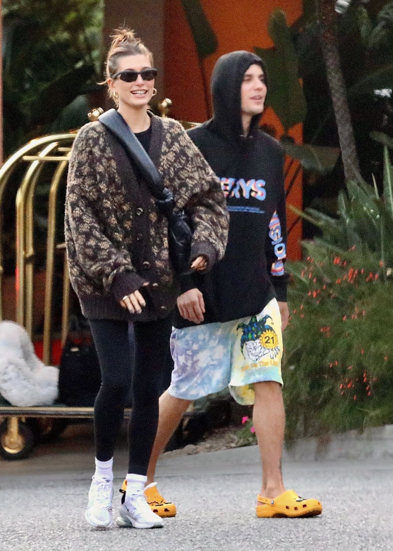 Hailey Rhode Bieber and Justin Bieber at The Beverly Hills Hotel in ...