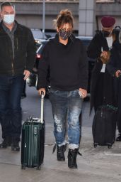 Halle Berry at JFK Airport in New York City 11/24/2021