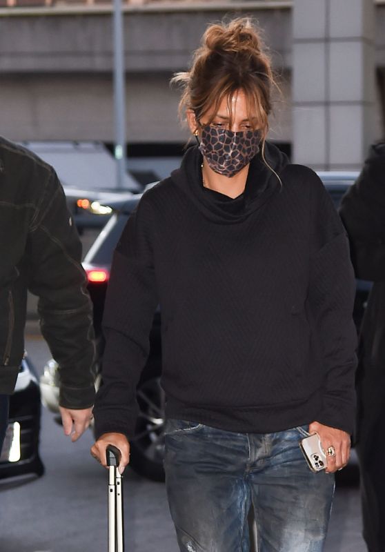 Halle Berry at JFK Airport in New York City 11/24/2021