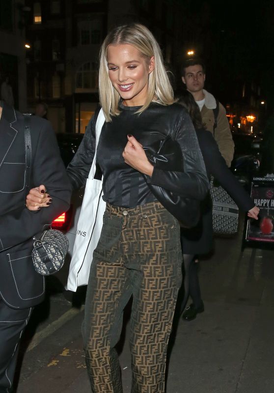 Helen Flanagan Night Out Style - London 11/02/2021