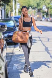 Jasmine Tookes in Workout Outfit - West Hollywood 11/02/2021