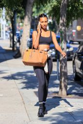 Jasmine Tookes in Workout Outfit - West Hollywood 11/02/2021