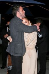 Jennifer Lopez and Ben Affleck at Spagos Restaurant in Beverly Hills 11/28/2021