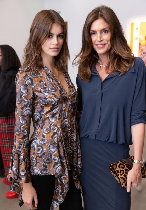 Kaia Gerber and Cindy Crawford - Edward Enninful Celebration Party in Beverly Hills 11/04/2021
