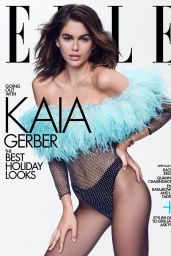 Kaia Gerber - ELLE US December 2021/January 2022 Cover and Photos