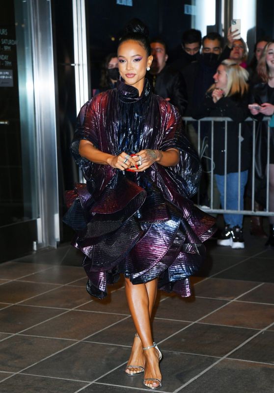 Karrueche Tran - Arrives at the Jazz at Lincoln Center in New York 11/16/2021