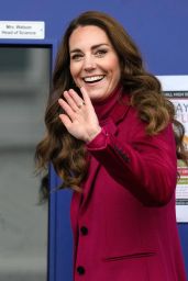 Kate Middleton - Visits Nower Hill High School in London 11/24/2021