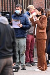 Katie Holmes - "Rare Objects" Set in NYC 11/17/2021