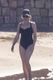 Kylie Minogue at the Beach in Athens 11/04/2021