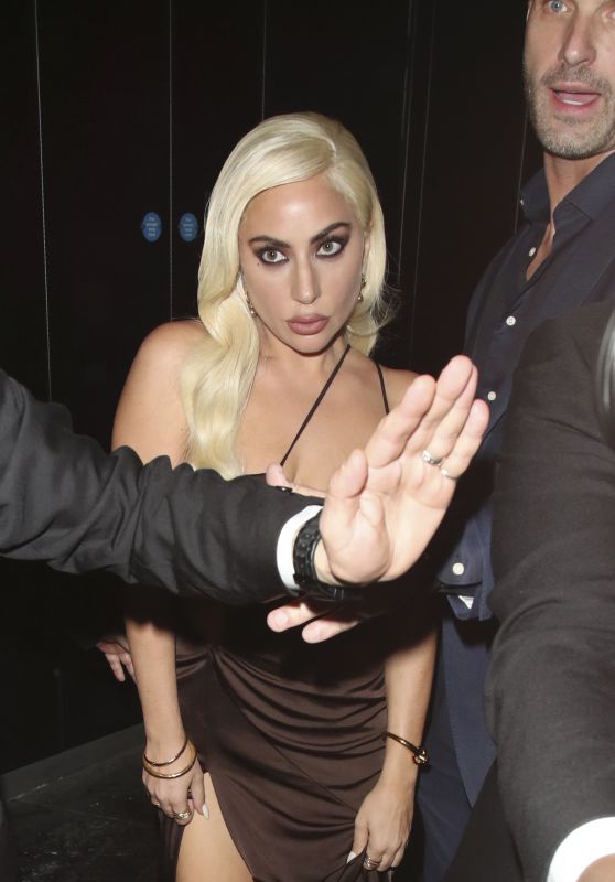 Lady Gaga - Leaving W Hotel in London 11/10/2021