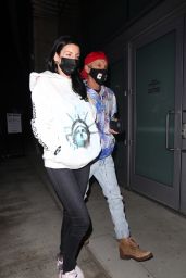 Liberty Ross and Jimmy Iovine at the Staples Center in LA 11/28/2021