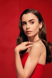 Lily Collins - Cartier “Love Is All” Holiday 2021