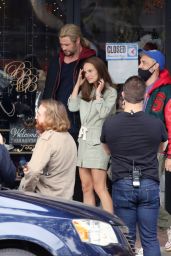 Natalie Portman and Chris Hemsworth - "Thor: Love and Thunder" Set in LA 11/01/2021
