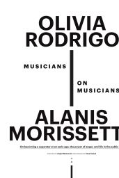 Olivia Rodrigo and Alanis Morissette - Rolling Stone Magazine October 2021 Issue