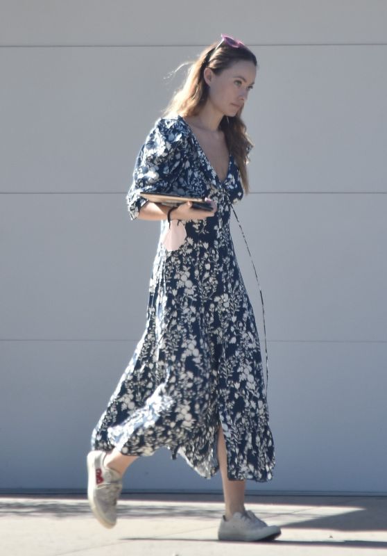Olivia Wilde Wears Floral Dress - Los Angeles 11/15/2021