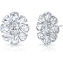 Rahaminov Diamond Flower Earrings