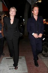 Sharon Stone - Leaving the Licorice Pizza After-party in Los Angeles 11/20/2021