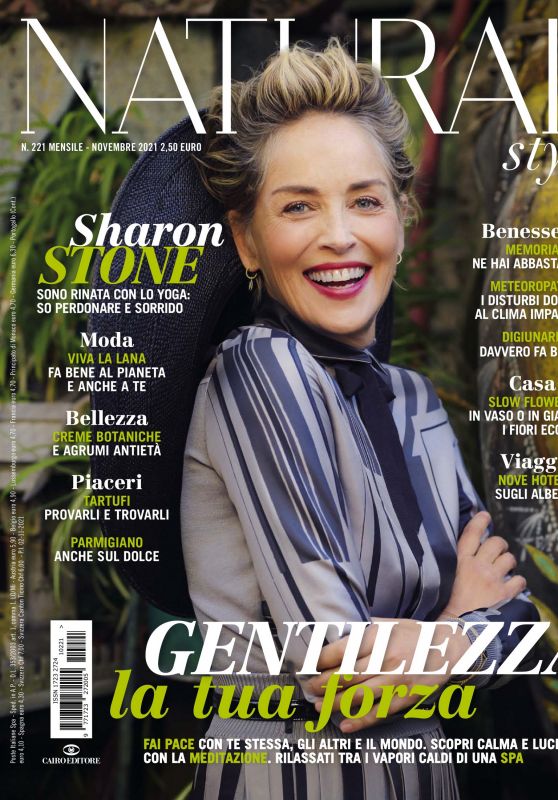 Sharon Stone - Natural Style Italy November 2021 Issue