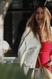 Sofia Vergara Street Style - The Henry in West Hollywood 11/23/2021