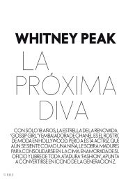 Whitney Peak - ELLE Spain December 2021 Issue