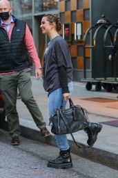 Addison Rae Carries a Balenciaga Bag - New York City 12/03/2021