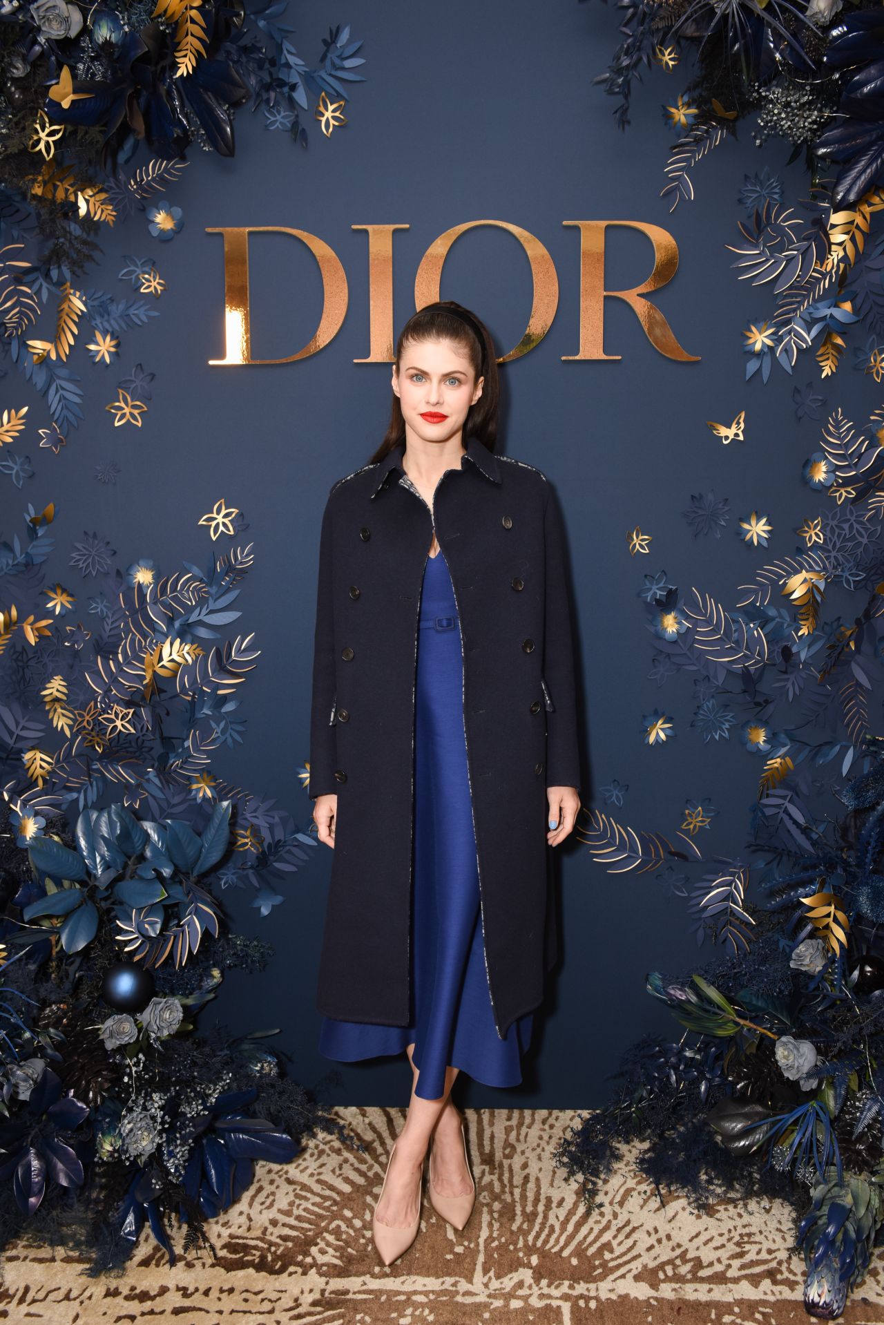 Alexandra Daddario - Dior Beauty Celebrates J'adore With Holiday Dinner ...